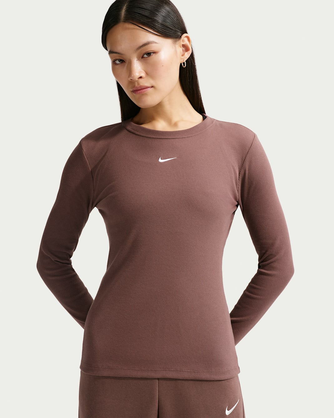 Nike Sportswear Women's Tight Long-Sleeve Ribbed T-Shirt