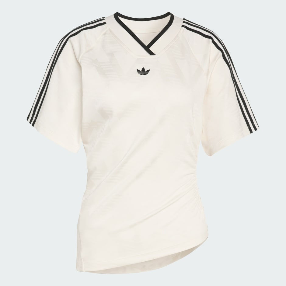 الصورة المصغرة: Women's Clothing Rouched Football Jersey