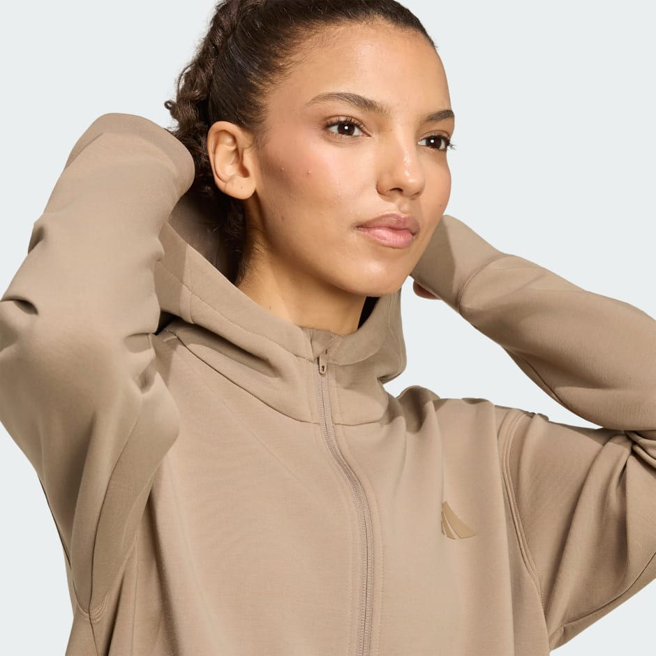 Thumbnail: Women Clothing Jacket Hooded Designed 4 Training