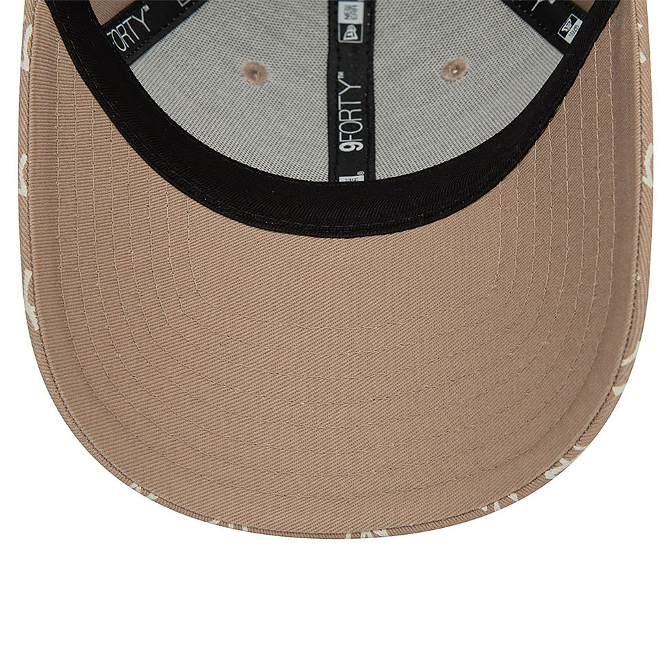 Thumbnail: New York Yankees Womens Monogram Brown 9FORTY Adjustable Cap