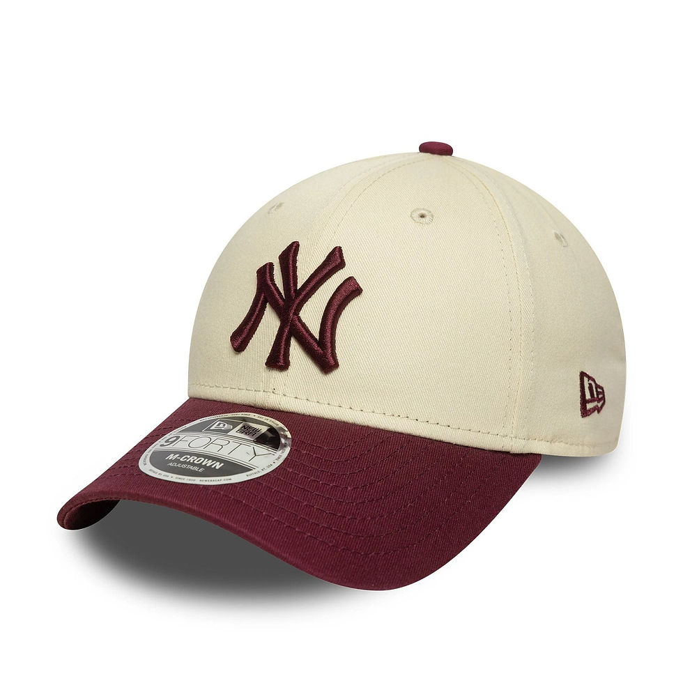 الصورة المصغرة: New York Yankees MLB Colour Block Cream 9FORTY M-Crown Adjustable Cap
