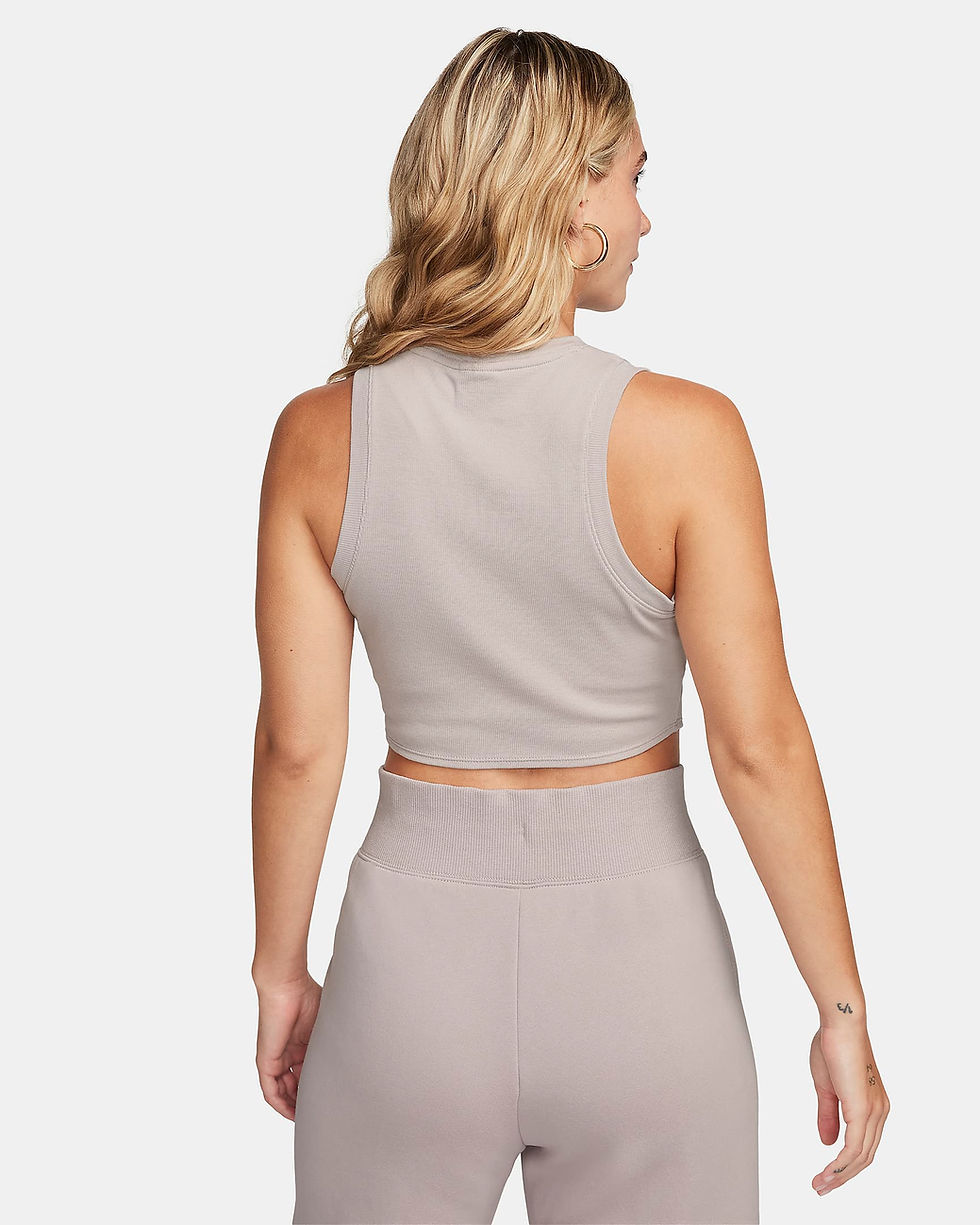 Thumbnail: Nike Sportswear Chill Knit Women's Tight Cropped Mini-Rib Tank Top