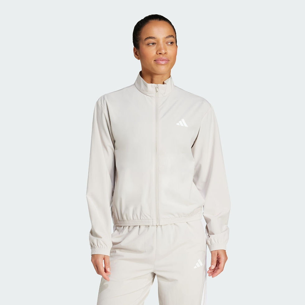 Train Essentials 3-Stripes Woven Warm-Up Jacket