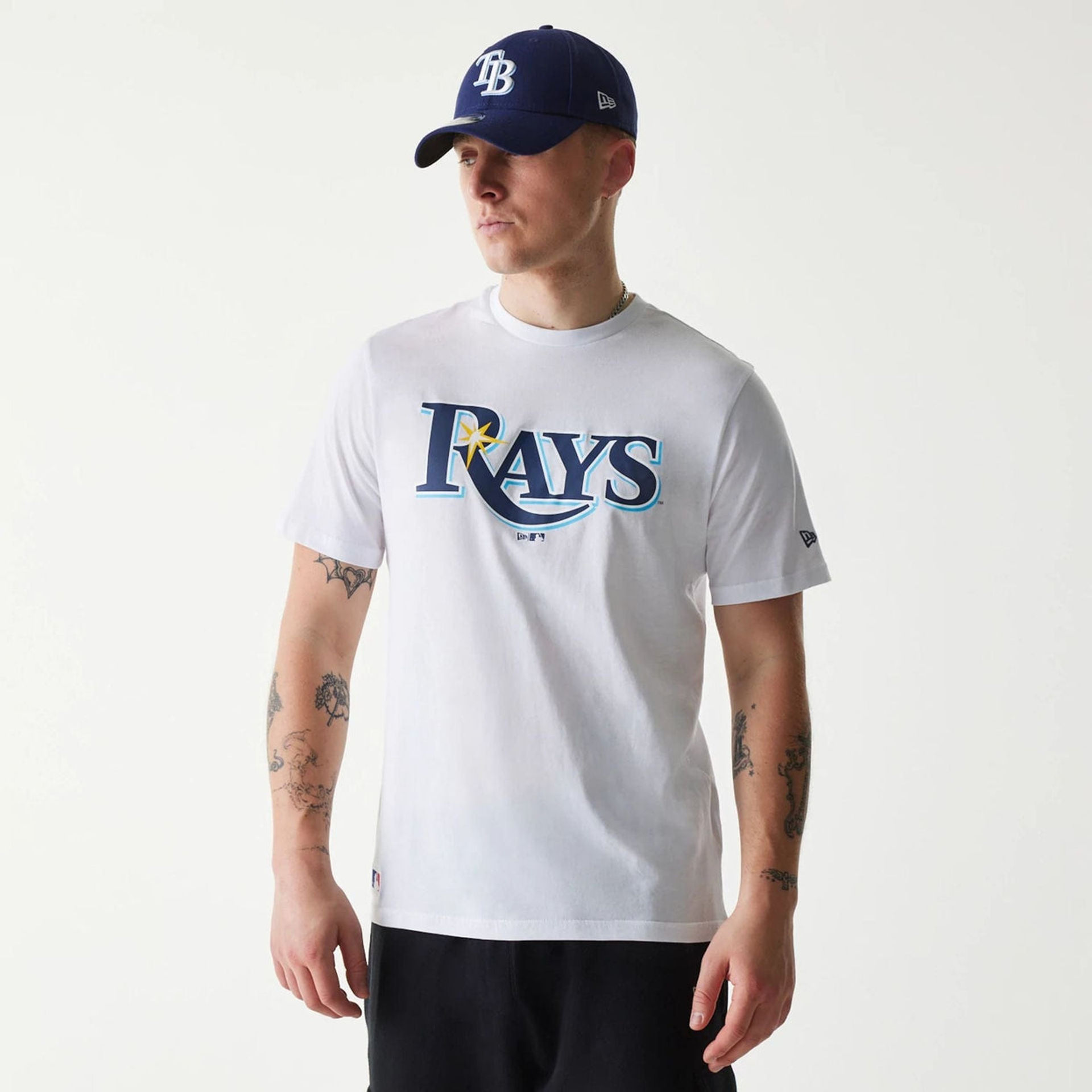 T-Shirts & Vests Tampa Bay Rays MLB Regular White T-Shirt