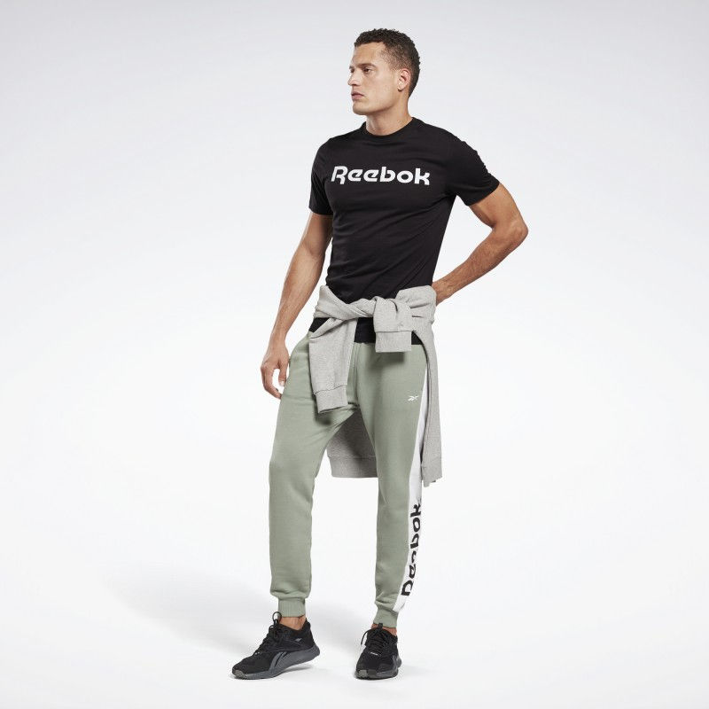 Thumbnail: GRAPHIC SERIES LINEAR LOGO TEE - BLACK/WHITE