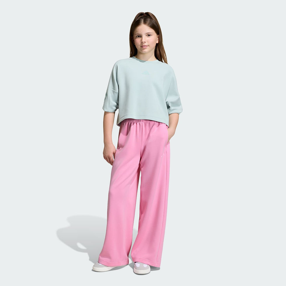 الصورة المصغرة: Kids Clothing FUTURE ICONS 3 STRIPES WIDE LEG PANTS