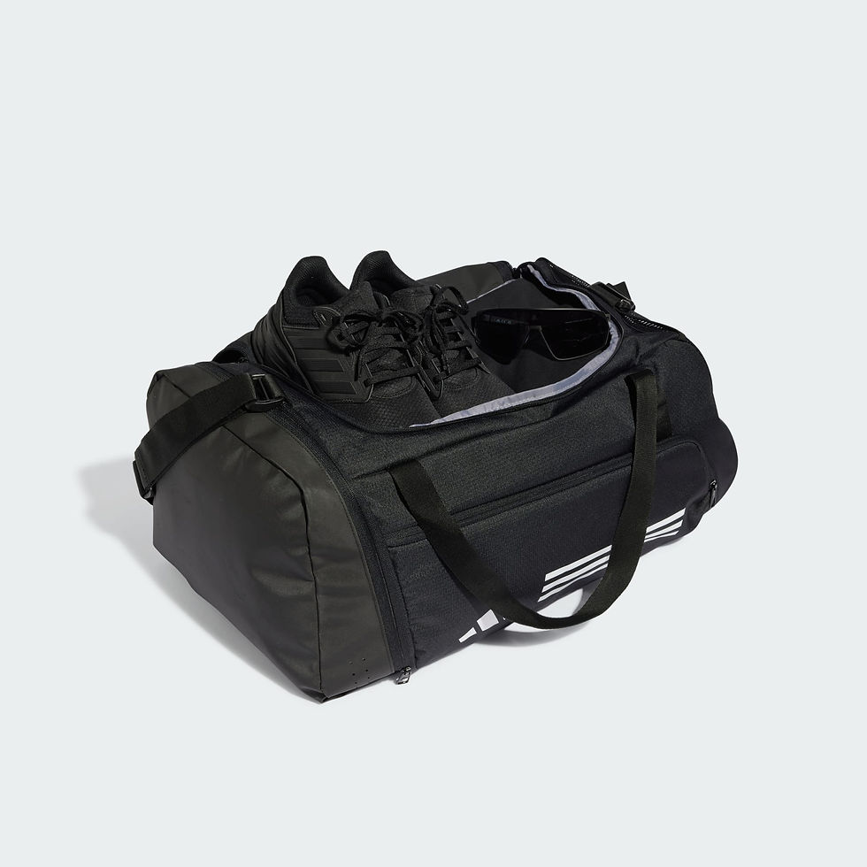Thumbnail: Gym & Training Essentials 3-Stripes Duffel Bag Medium