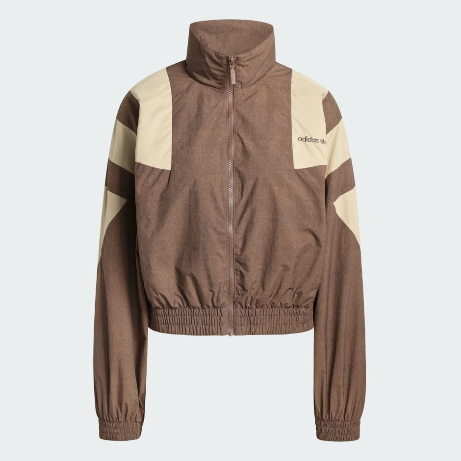 الصورة المصغرة: Women's Clothing  BLOCKED WASHED ZIPPED TRACK TOP