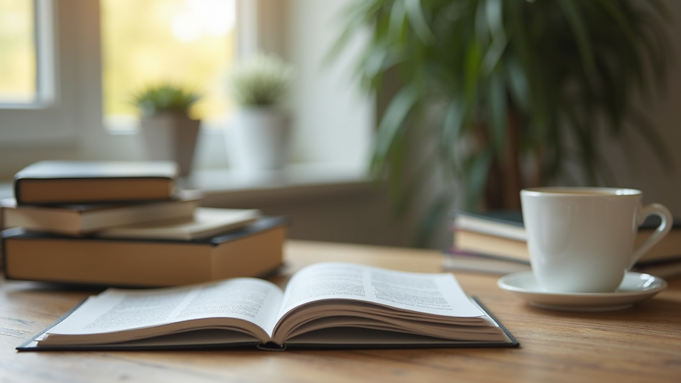 Eye-level view of books on personal finance and investment