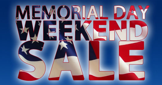 Final Day for Memorial Day Sale.