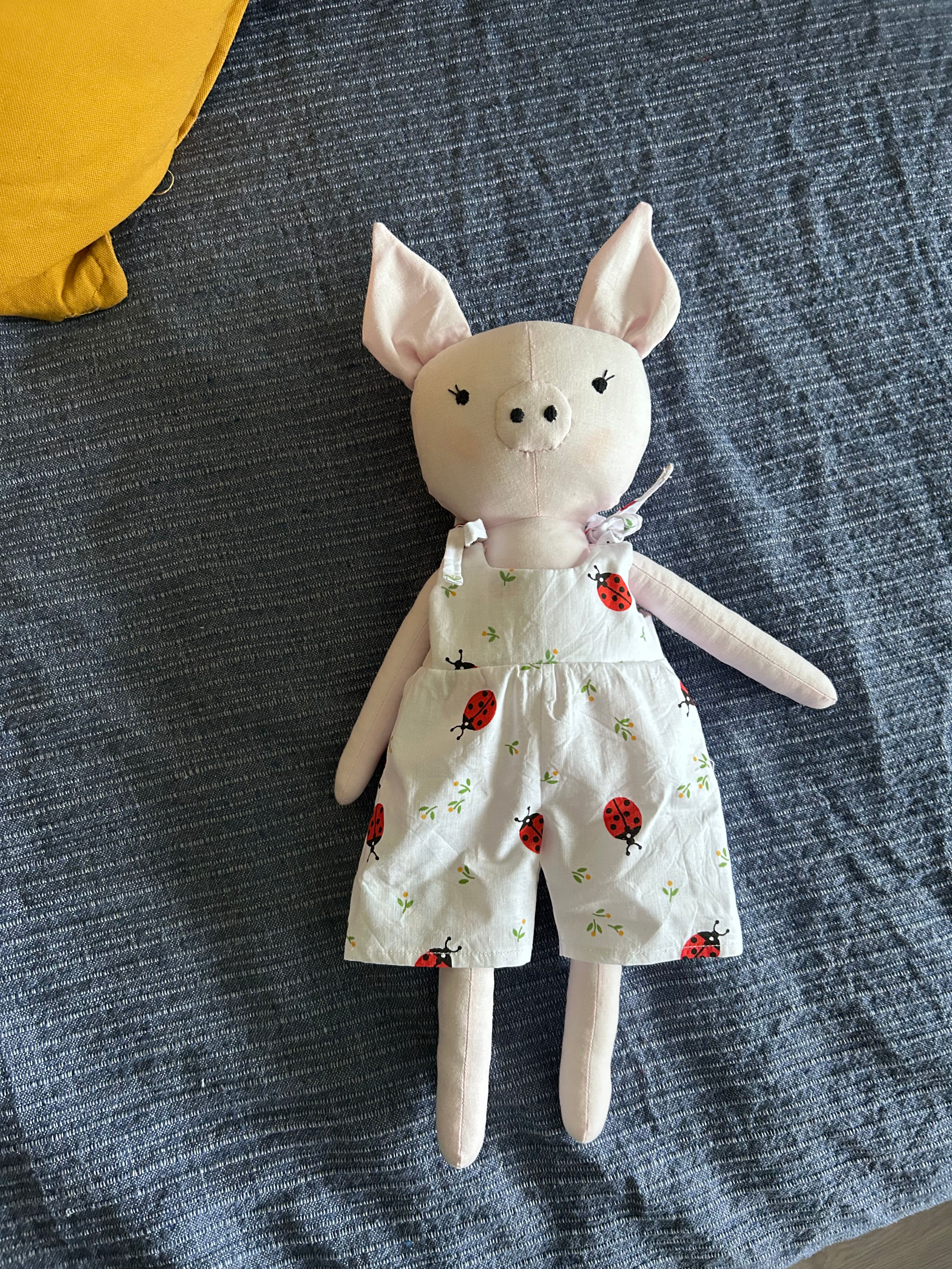 MALACKA - öltöztethető textilbaba