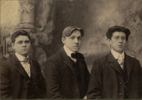 Three young men
