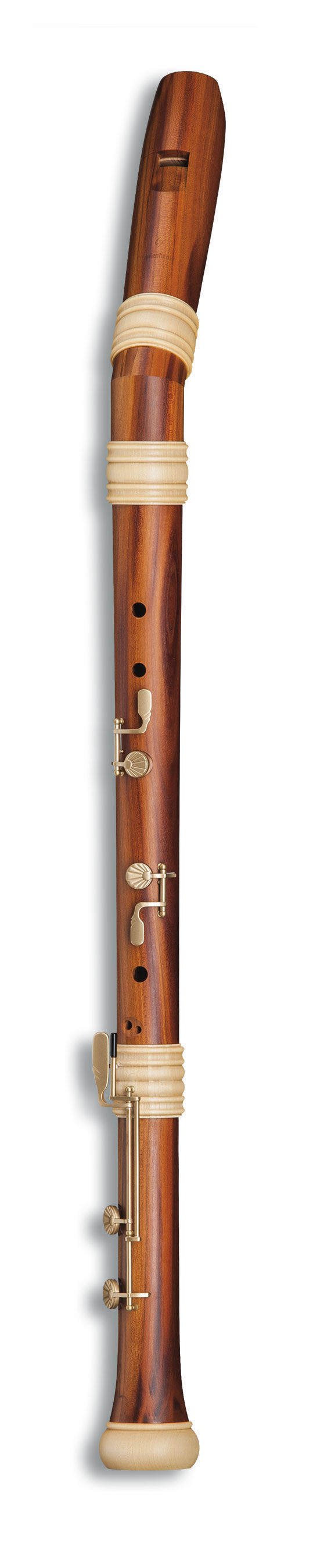 Thumbnail: Mollenhauer Dream Edition 4528K Knick Bass with double keys in Plumwood
