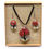 Miniature : Coffret collier + Boucles d’oreilles véritable fleurs Pressé 
