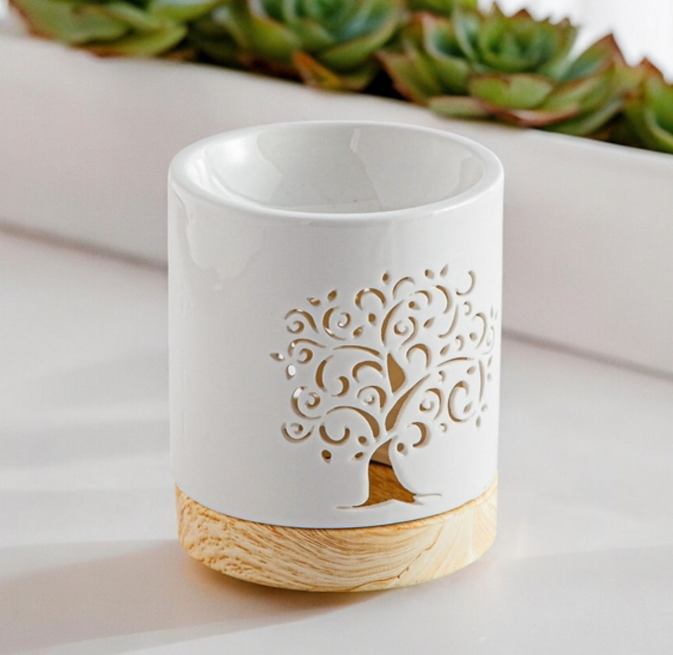 Miniature : Brûle parfum Nénuphar, arbre de vie , Yogi