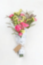 Yellow and Pink Flower Bouquet