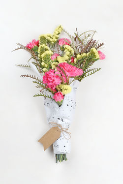 Yellow and Pink Flower Bouquet