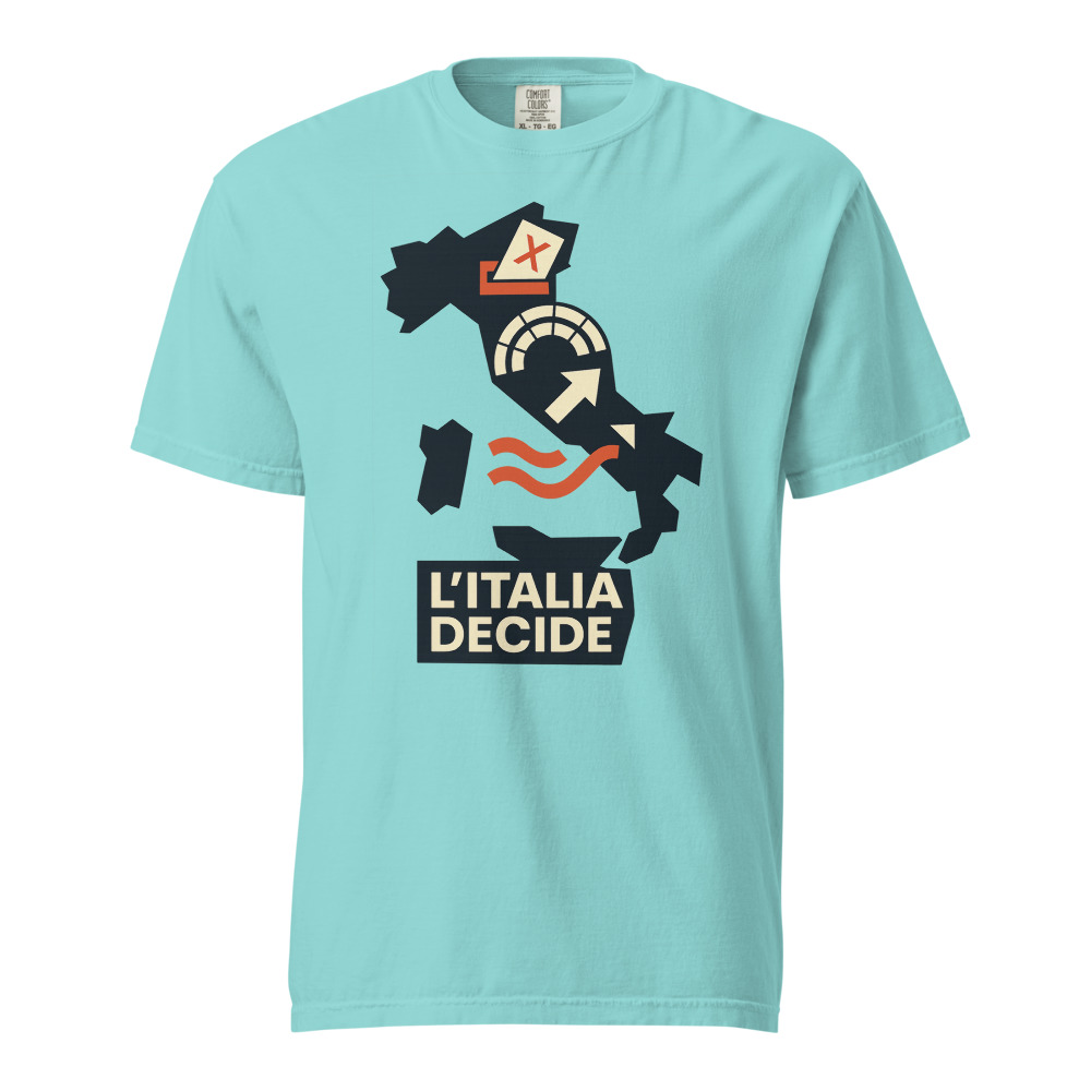 L’Italia Decide Political Poster T-Shirt