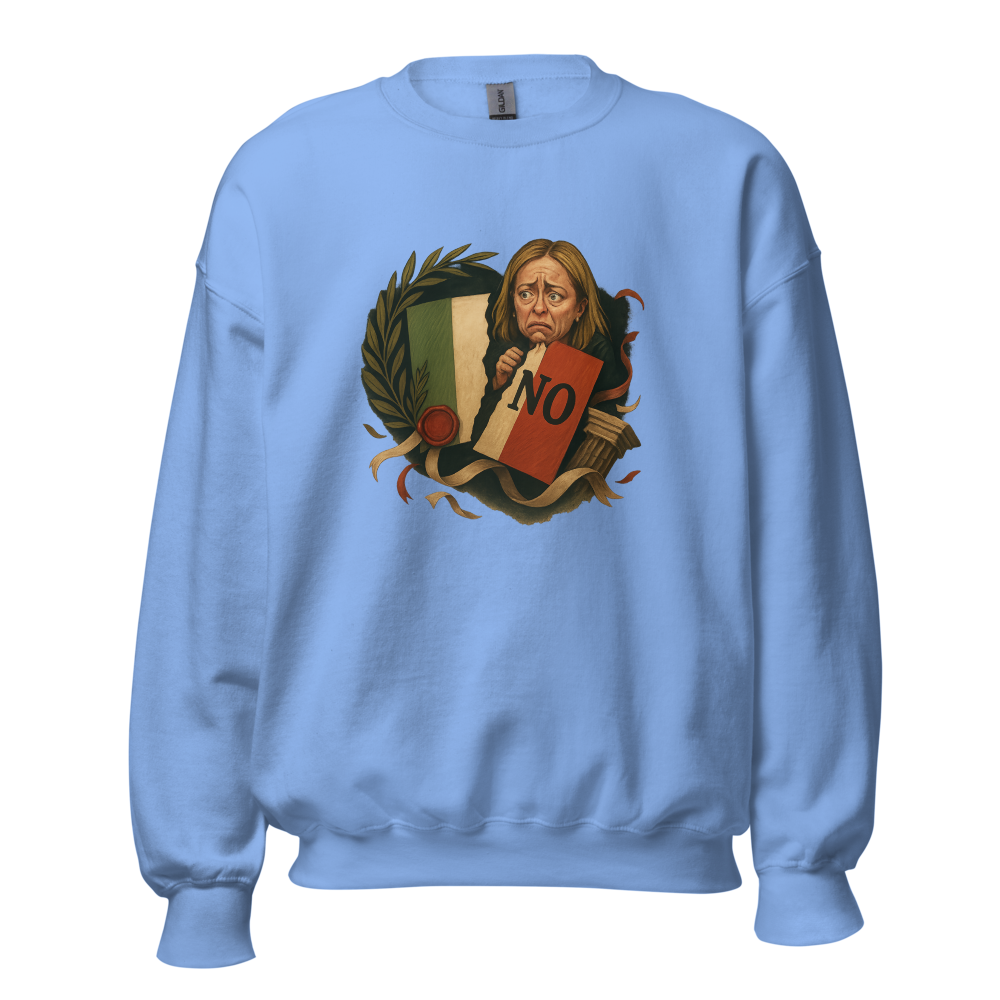 Italian Referendum NO Portrait Sweatshirt