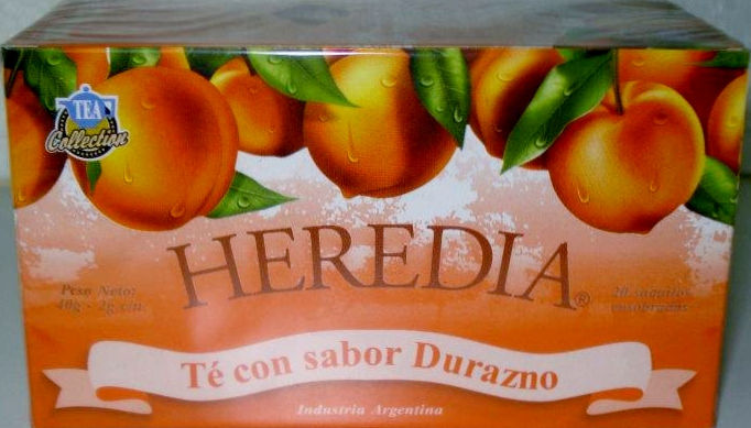 Té Durazno x 20 Saq. de 2 gr en Caja