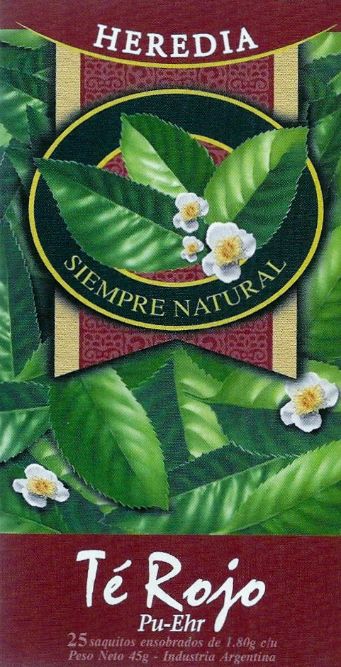Té Monohierbas Rojo x 25 Saq. 1,8gr