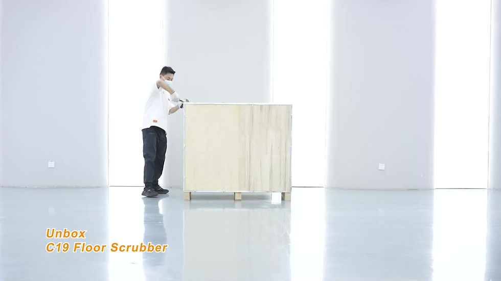 Thumbnail: C19 Battery Powered Floor Scrubber – Proven Reliable, Large Tank System