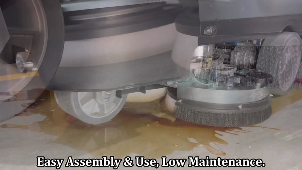 Thumbnail: 26" Ride-On Floor Scrubber CR26 with a Complete Set of Parts