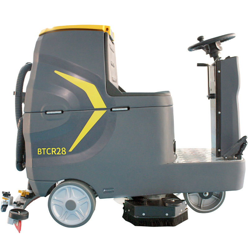 Thumbnail: 28" 22 Gal Ride-On Industrial Floor Scrubber with 2 *150 Ah Batteries, BTCR28