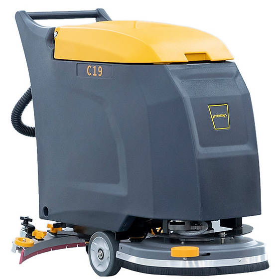 アローブCO Battery Powered Floor Scrubber with a Complete Set of Parts