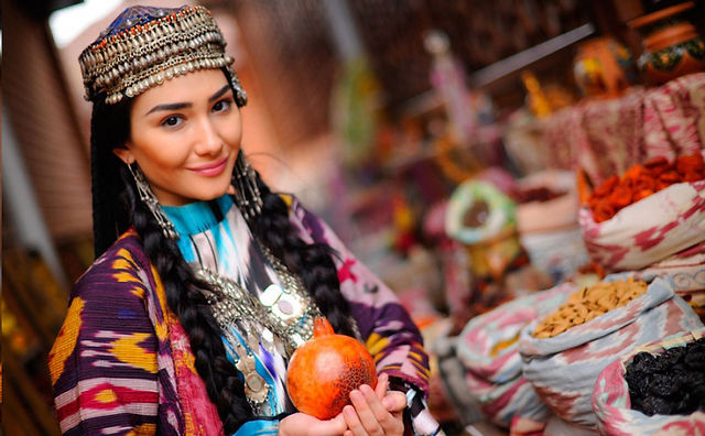 Beautiful Central Asia Young Girl