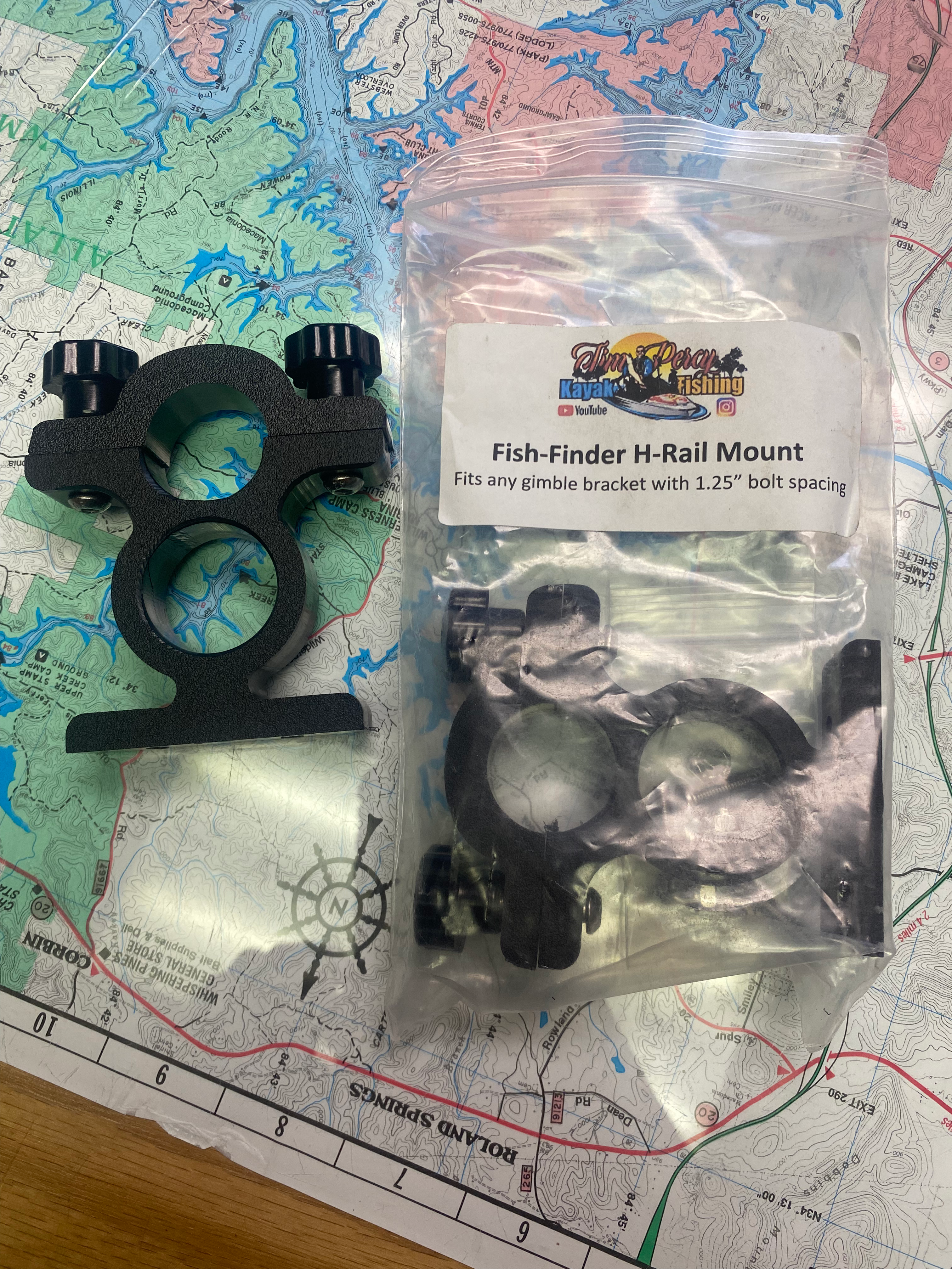 Tim Percy H-Rail Fish Finder Mount