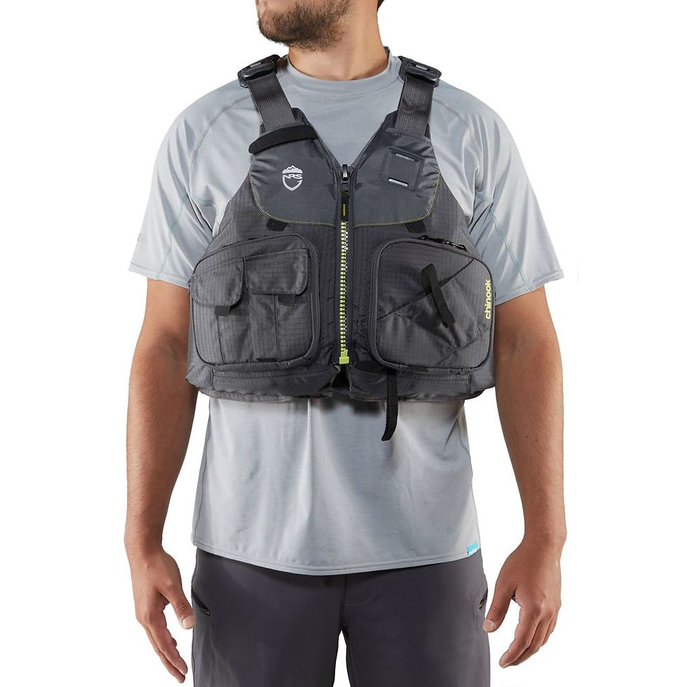 Thumbnail: NRS Chinook Fishing Nylon Life Vest