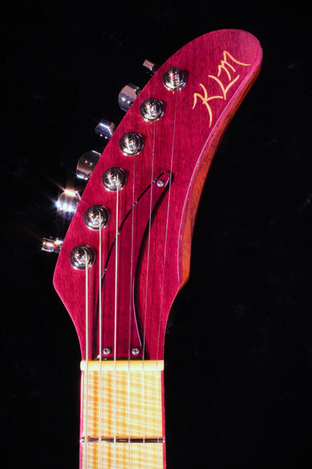 EA 24 Purple Sparkle Guitar purple heart