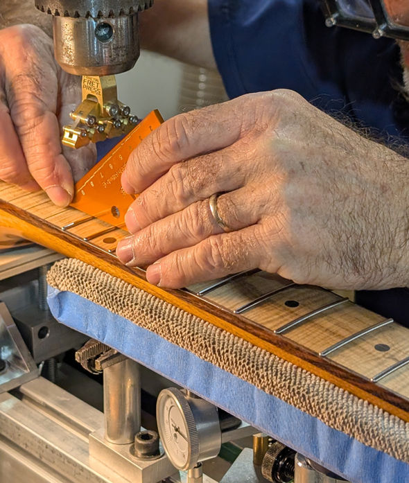 Pressing & Gluing Frets