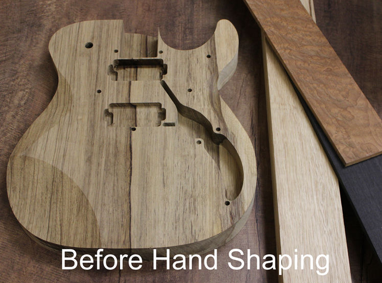 KR 22 Black Limba 1 Piece Body