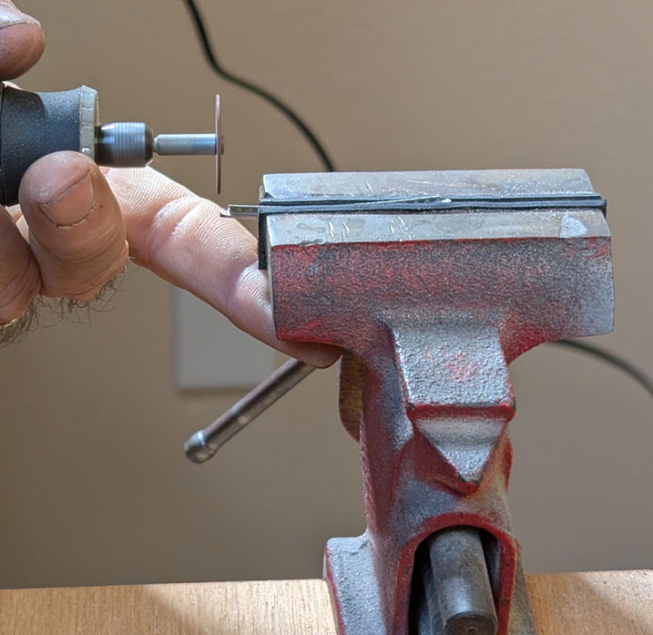 Smoothing the Fret Tangs