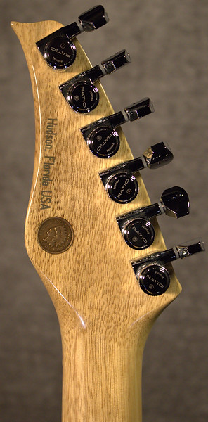 Headstock Back 1 piece Korina neck with Coin Inlay Graphtech Ratio Locking Tuners
