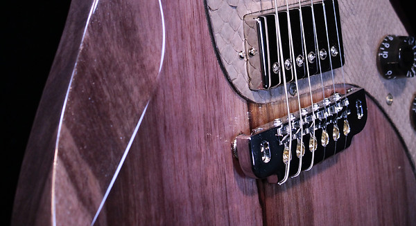 KR 22 Smoked Lavender with Gotoh Wrap around bridge