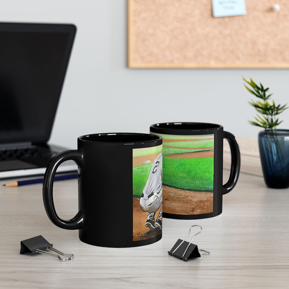 Thumbnail: The captain, on deck! - 11oz Black Mug