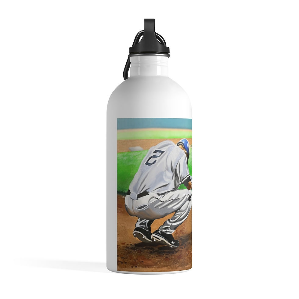 Thumbnail: The captain, on deck! - Stainless Steel Water Bottle