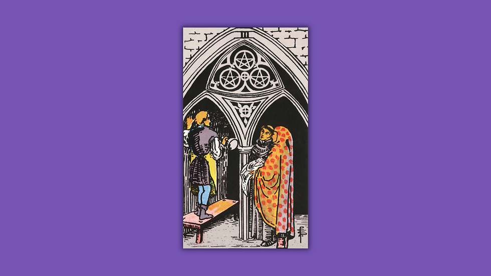 3 de Ouros do tarot