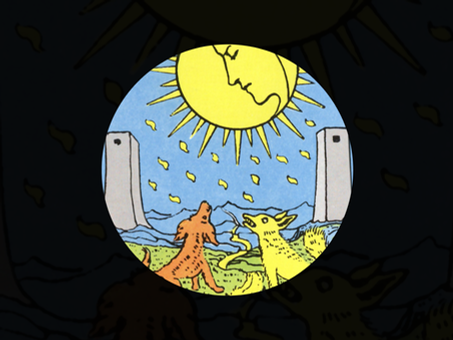 O que significam as duas colunas no tarot que vemos em tantas cartas?