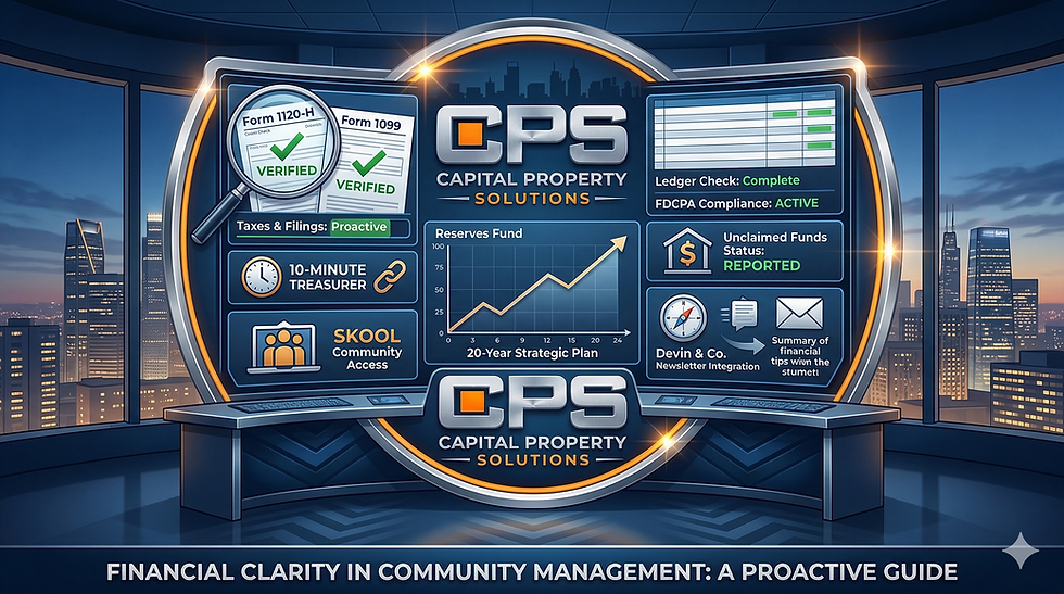 Financial Clarity in Community Management: Why Your Board Needs a Proactive Approach