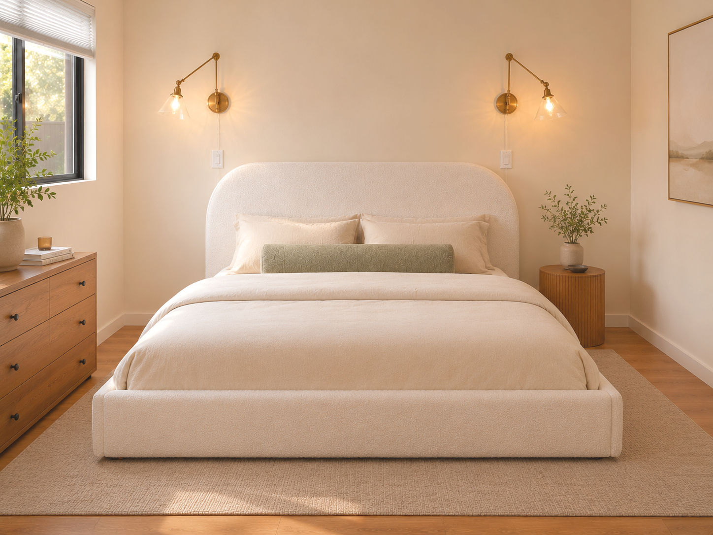 Boucle Bed
