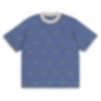 Thumbnail: Knitted classic tee_Orange logos