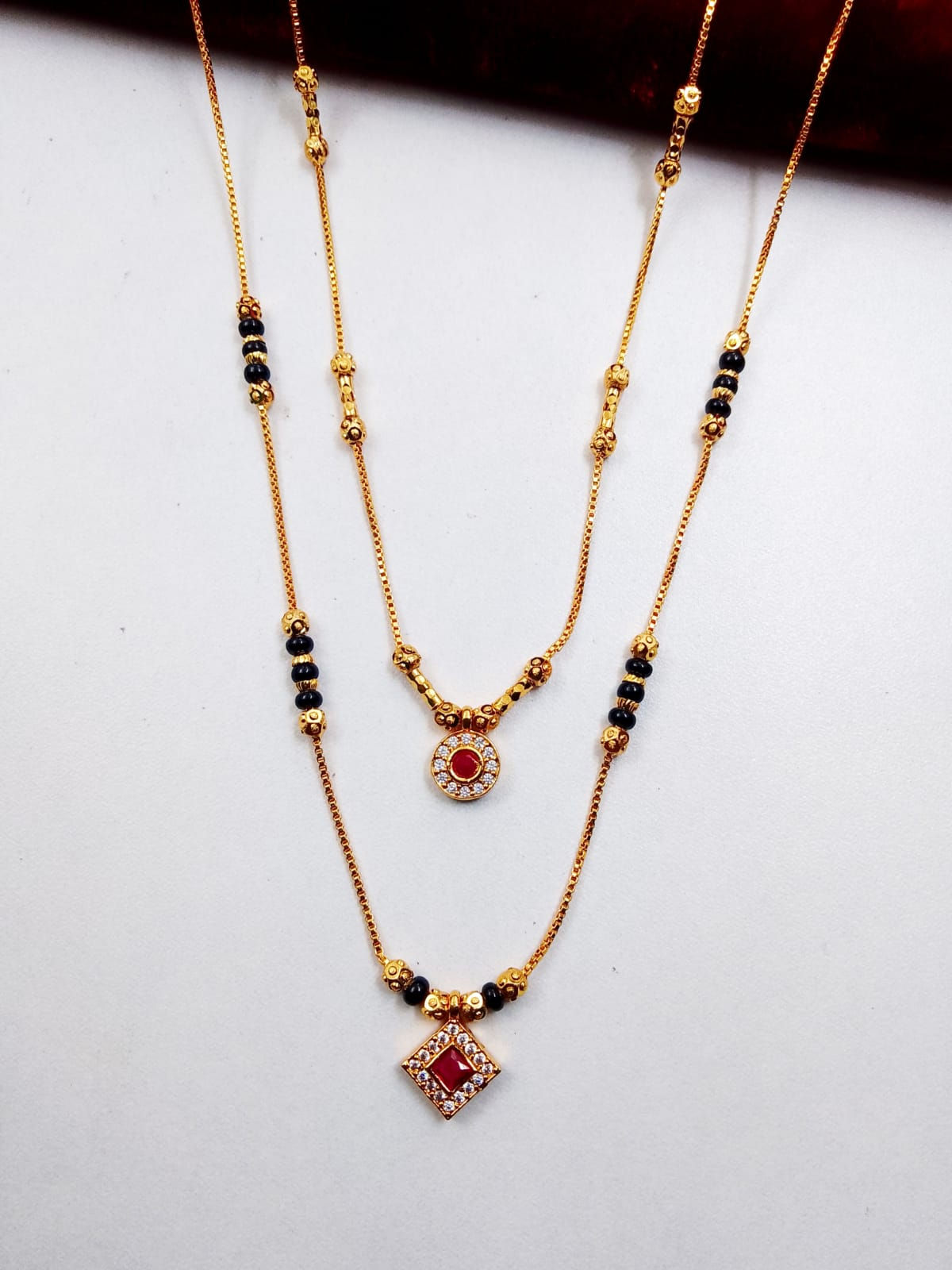 Beads And Balls Double Chain