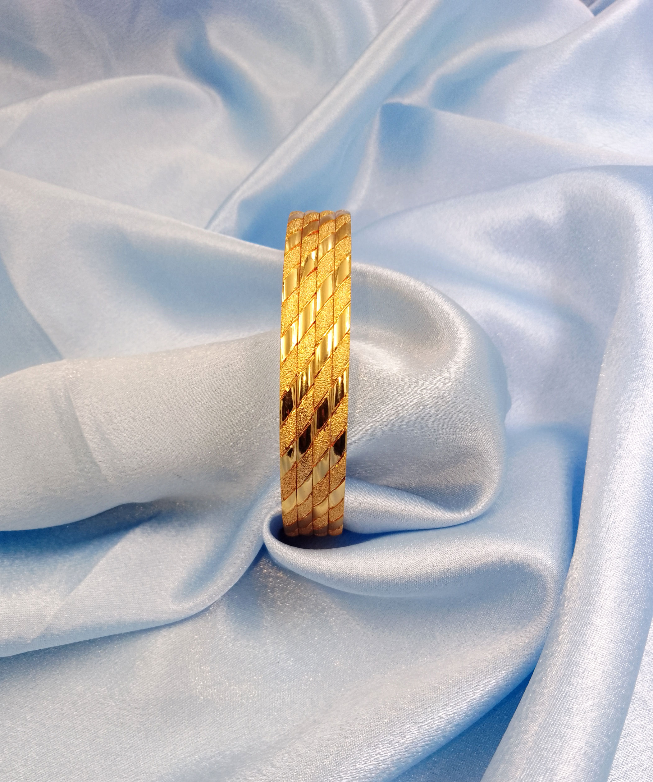 Stripes Bangles Set of 4pc