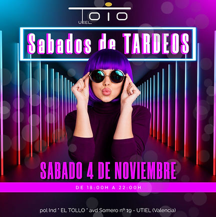Tardeos Discoteca Toio utiel
