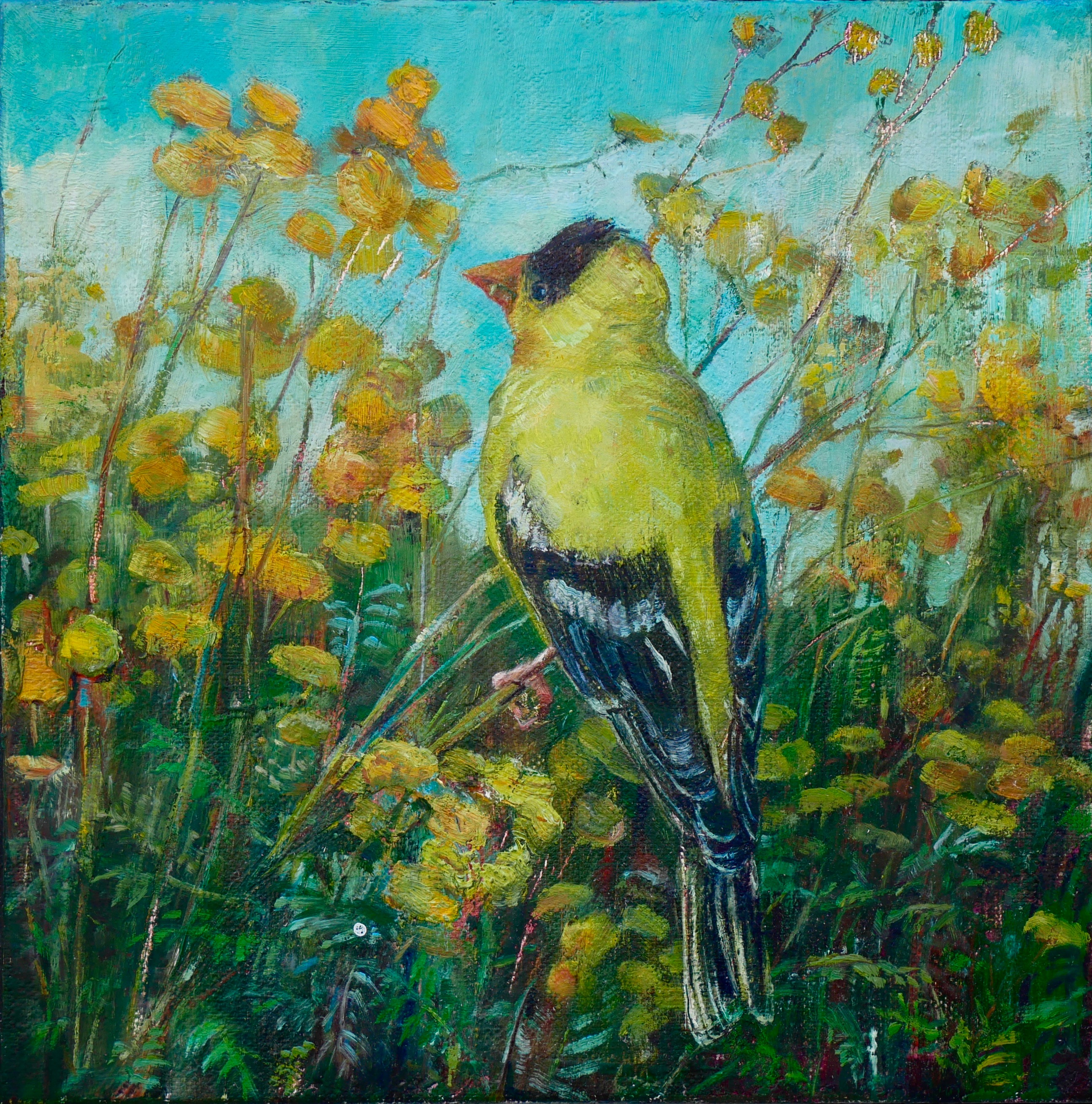 Goldfinch and Tansy