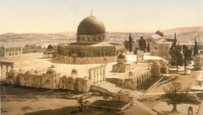 Monte del Templo con la Cúpula de la Roca y la Mezquita de El Aqsa